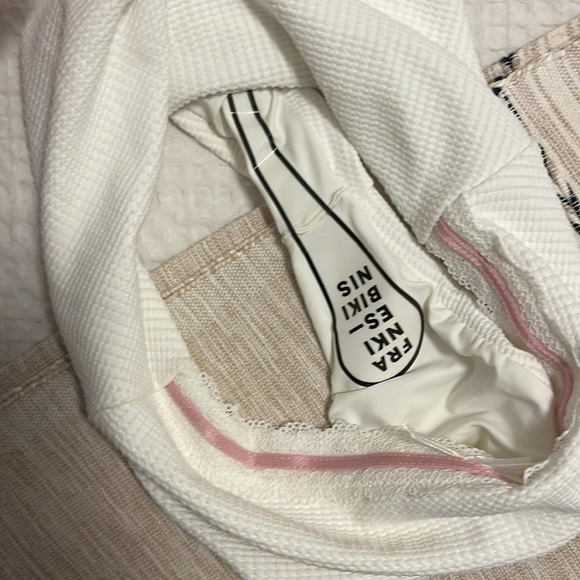 Frankie’s Bikinis x Gigi Hadid - Lucky Waffle Crop Top & Bottoms, Large - Picture 8 of 11